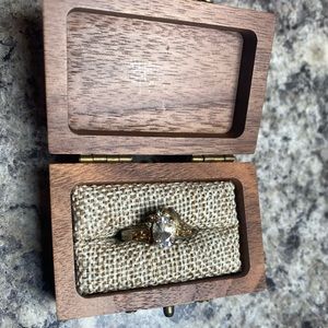 Vintage 40s 18k diamond ring